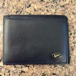 Men’s Black Leather Nike Golf Wallet, NWT